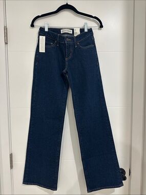 Denim Forum PAM super lo wide No stress Dark Blue Jeans